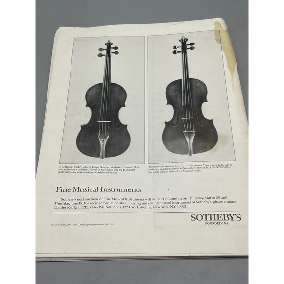 Strings magazine paperback 1989 copyright English David Lusterman 79 pages READ - Picture 3 of 7